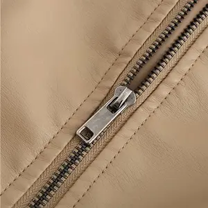 Venta caliente Chaqueta de cuero Cómoda chaqueta de cuero de invierno engrosada con alta calidad - Product Image 4