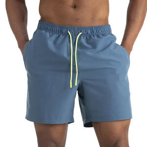 Short d'été OEM personnalisé Active Wear pour hommes avec cordon de serrage short en coton uni confort short à taille élastique - Product Image 4