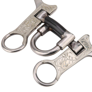 Broca de acero inoxidable para caballos, calidad superior, cómoda, fácil de usar, precio al por mayor, broca de caballo para picotear personalizada, OEM - Product Image 3