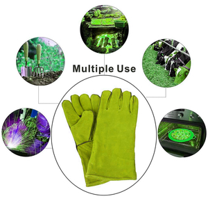 Heavy Duty Cowhide Leather Safety <b>Welder</b> Working Gloves Hot Sale Long Arm Cuff For <b>Stick</b> Welding Work Gloves - Product Image 5