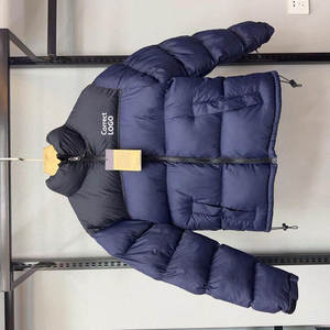 Marque à la mode hommes printemps automne mode pardessus nouvelle couleur unie revers veste décontractée lapin plaine teint produit fini avant - Product Image 4