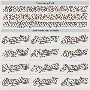 Custom White Kelly Green-Red Authentic Mexico Camiseta de béisbol de dos tonos - Product Image 5