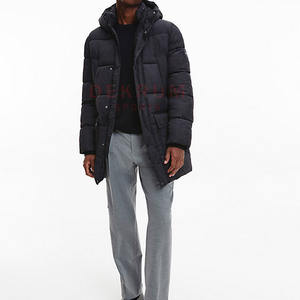 Meilleure vente Veste matelassée d'hiver pour homme de haute qualité, design longue durée avec col montant coupe-vent, logo personnalisé - Product Image 5