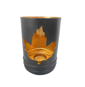 Modern Luxury <b>Square</b> Votive <b>Candle</b> Holder Handmade Iron/Jute & Brown Wood for Living Room & Christmas Decorations - Product Image 6