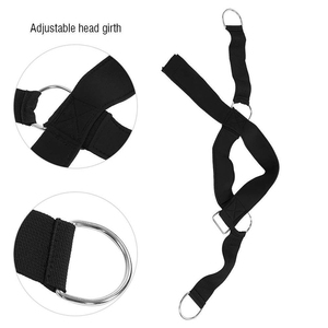 Arnés de cabeza de neopreno antideslizante transpirable duradero y resistente con logotipo personalizado para gimnasio en casa levantamiento de pesas entrenamiento físico - Product Image 2