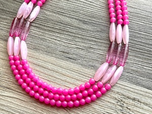 Best Trendy Women's Fancy Multilayer Resin Beaded <b>Necklace</b> Design Stylish Party Jewelry Strand <b>Necklace</b> Wedding Party for Woman - Product Image 4