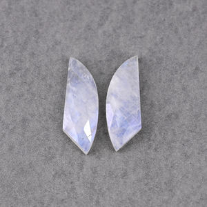 1 par de piedras preciosas sueltas de arcoíris de 8x20mm, Pendientes colgantes hechos a mano de Plata de Ley 925, joyería de moda Manaufacaters - Product Image 6
