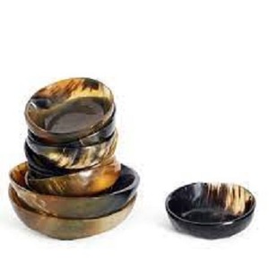 Cuenco para servir de cuerno de buey pulido hecho a mano de la mejor calidad, característica desechable para fiestas a precio mayorista - Product Image 3