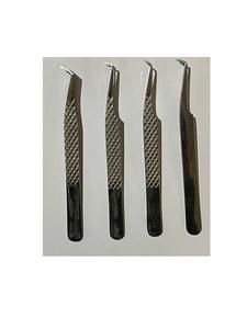 Ensemble de 4 tweeters d'extension de cils, 3x Diamond Grip et 1x Simple Grip Échantillons gratuits par Hexa Care - Product Image 2