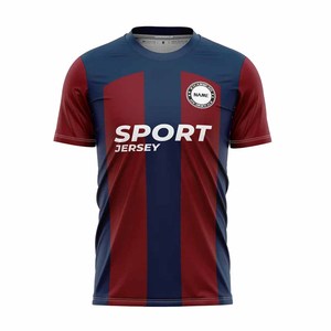 เสื้อฟุตบอล ชื่อทีม หมายเลข โลโก้ กางเกงขาสั้น แขนสั้น คอกลม เสื้อยืด - Product Image 3
