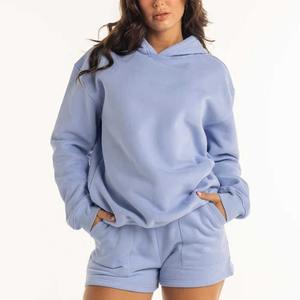Ropa de entrenamiento de fabricante OEM, chándal para mujer, traje de jogging de talla grande, sudaderas con capucha informales personalizadas, chándal, sudadera - Product Image 1