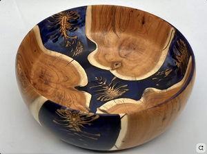 Ensemble de trois bols de service élégants en bois Mini bols de service en bois finis sur mesure pour chocolats Desserts Saladiers - Product Image 5