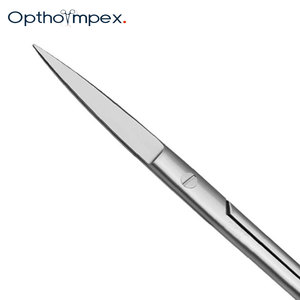 Ciseaux vétérinaires OPTHO IMPEX, instruments chirurgicaux en acier inoxydable, lames aiguisées, design courbé et droit, soins et toilettage des animaux - Product Image 6