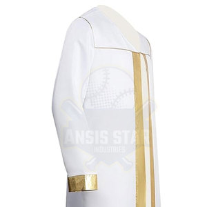 Robes d'église sur mesure grande taille en matériaux personnalisés, séchage rapide, respirantes, confortables, durables, haute qualité, couleur et logo personnalisables - Product Image 6
