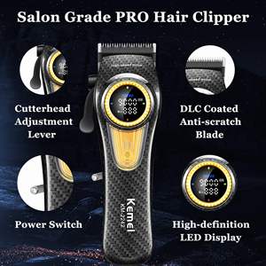 Cortadora de Pelo Profesional Inalámbrica para Hombre con Pantalla LED, Base de Carga, 9000 RPM, Herramientas de Corte de Pelo con Batería USB - Product Image 6