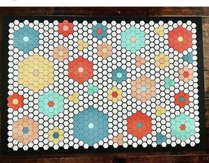 กระเบื้องโมเสคเคลือบเงา/แมตต์ในหกเหลี่ยมสี่เหลี่ยมโคมไฟขนาดปลาฯลฯสำหรับห้องครัวผนัง Backsplash สระว่ายน้ำ - Product Image 5