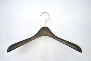Wholesale Injection-Molded <b>Wood</b> & Plastic Non-Slip Coat Suit Hangers with Custom Logo Single-Tier Hooks for Wardrobe & Bathroom - Product Image 4