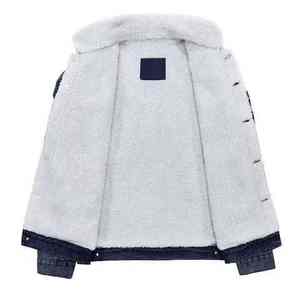 Chaqueta vaquera de estilo Vintage para hombre de alta calidad, decoración de piel de nailon en relieve elegante, grosor fino informal largo, recién llegado - Product Image 4