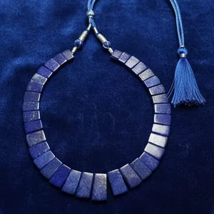 Collar de Cuentas de Lapislázuli Natural de Estilo Clásico AAA, Elegante Gargantilla para Bodas y 20% de Descuento y Regalo de Año Nuevo - Product Image 6