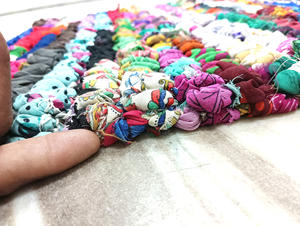 Alfombra de área Chindi de algodón reciclado de estilo moderno ecológico más vendida, pila alta para sala de estar, algodón reciclado - Product Image 5