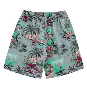 Short de sport d'été en maille imprimé avec logo personnalisé de haute qualité Short de sport pour homme en maille de basket-ball de plage en polyester de sublimation - Product Image 6