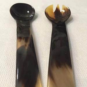 Cuchara de Cuerno Auténtica de MN EXPORTS, Moderna, Hecha a Mano, Impermeable, Duradera, Cubertería Natural, Decoración Clásica Única para el Hogar, Destacada de la India - Product Image 1