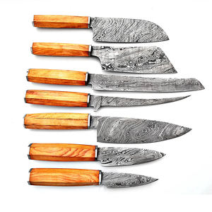 Juego de Cuchillos de Chef de Acero de Damasco Avanzado con Acero de Alto Carbono en Capas y Mangos Resistentes para Cocinar de Todo Tipo - Product Image 5