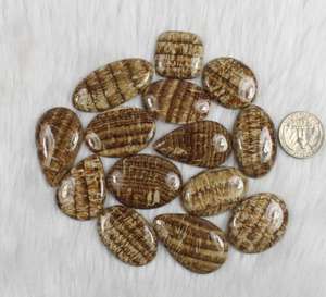 Cabochon en Aragonite Naturelle Poire Forme Ovale Haut Poli Lot En Vrac Fournisseurs En Gros pour La Fabrication de Bijoux Pendentifs en Argent 925 - Product Image 6