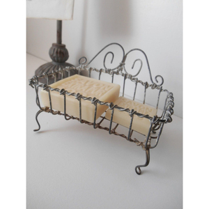 Porte-savon en fer forgé moderne doré, imperméable, pour hôtels, villas, maisons et salles de bain - Product Image 5