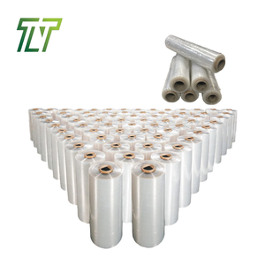 Envoltura elástica industrial de PVC transparente, herramientas de protección de plástico de 30cm de ancho para paletas, envoltura de tránsito segura para alimentos, venta - Product Image 1