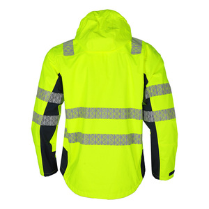 Khả năng <span class=keywords><strong>hi</strong></span>ển thị cao phản quang an toàn quần áo bán buôn Mens <span class=keywords><strong>Hi</strong></span> <span class=keywords><strong>VIS</strong></span> quần áo làm việc áo khoác với mui xe - Product Image 3