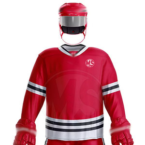 Uniforme de hockey sur glace grande taille en stock, 100 % polyester, uniforme de hockey sur glace le plus vendu - Product Image 5