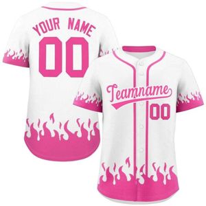 Nouveauté Maillot de baseball personnalisé Imprimé par transfert thermique Respirant 100% polyester Uniforme d'équipe cousu Logo personnalisé Unisexe - Product Image 6