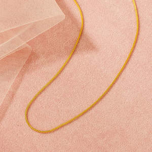 สร้อยคอโซ่ทองคำคลาสสิก Flow Drapes - Product Image 1