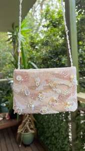 PATRÓN BORDADO BOLSAS ÚNICAS MEJOR Estilo bohemio Bordado Trabajo Mano Embrague Monederos Bolsos Diseño elegante Forro al por mayor - Product Image 6