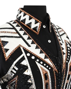Chaqueta ecuestre de alta calidad Premium Showmanship Western Hípica Chaqueta Elegante y elegante Ropa ecuestre - Product Image 3