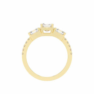 Bague en or 1.00 carats et 18 carats avec diamants de laboratoire-Bijoux de luxe durables pour toutes les occasions bague de fiançailles - Product Image 3