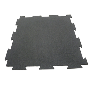 Direct Factory Wholesale Elastic Shock Absorption Rubber Gym Mats Slip-Resistance Weightlifting Platform Flooring - Product Image 1