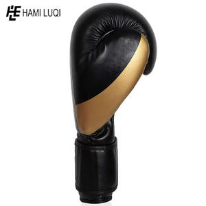 Vente en gros Gants de boxe en cuir de vachette de haute qualité 12OZ 14OZ Kick Mitts Muay Thai Adultes et Enfants Gants de boxe - Product Image 4