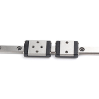 Pièces d'impression 3D KGT Cnc Kossel Mini MGN7 7mm glissière de Rail linéaire miniature 1 pièces 7mm rail de L-350mm + 1 pièces chariot MGN7C