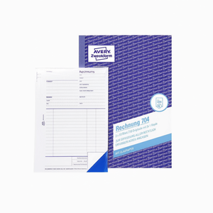 AVERY ZWECKFORM Factures autocopiantes 704 A5 2x50 feuilles, paquet de 10 - Product Image 2
