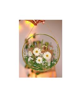 Cadre photo en verre flottant en métal fait main pour fleurs pressées, cadre en verre double face, cadre photo mural en verre, décoration intérieure - Product Image 2