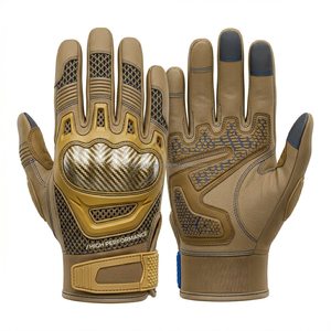 Guantes de Fútbol Americano con Diseño Personalizado al por Mayor, Guantes Profesionales con Agarre Adhesivo para Jóvenes y Adultos - Product Image 4