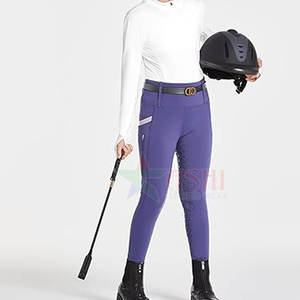 Leggings de Equitación para Mujer al por Mayor, Fabricante de Pantalones de Equitación, Logotipo Personalizado, Pantalones de Montar a Caballo, Impermeables - Product Image 3