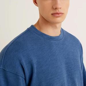 Sudadera de Hombre de Alta Calidad 100% Algodón de Secado Rápido Manga Larga Cuello Redondo Sudadera de Hombre Más Vendida - Product Image 4