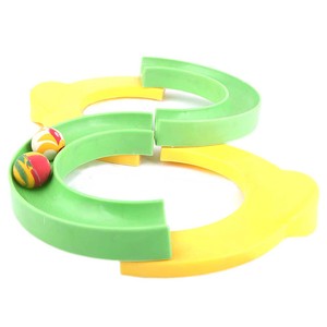 Jouet boule à anneaux - Jaune - Vert - Product Image 1