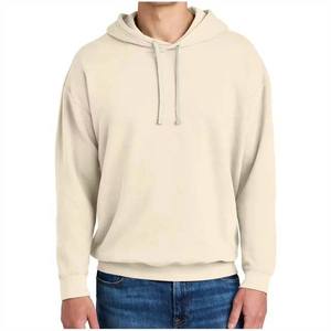 Fabricante OEM sudaderas con capucha nuevas de gran tamaño de algodón para Hombre Sudaderas pulóver color sólido logotipo personalizado sudaderas con capucha para hombre - Product Image 5