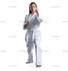 Uniformes de kárate directos al por mayor, servicio OEM ligero de algodón de alta calidad hecho a medida para hombres y mujeres - Product Image 3