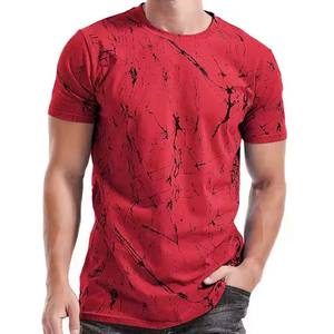 เสื้อยืดคอกลมแขนสั้นพิมพ์ลายผ้าคอตตอนใส่ได้ทั้งชายและหญิงสำหรับใส่ได้ทั้งชายและหญิงแฟชั่นฤดูร้อน - Product Image 1