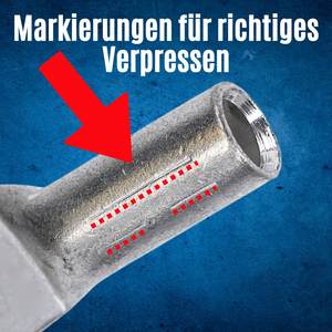 Terminal de cable de compresión Cembre según DIN 46235 6mm² M5 - Product Image 6